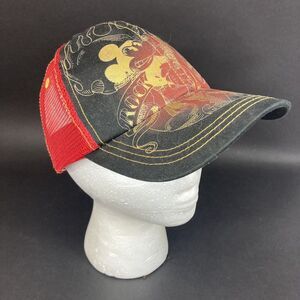 Disneyland Resort-Mickey Mouse-Rock Legend-Graphic Edge-Red/Black-Adult Snapback